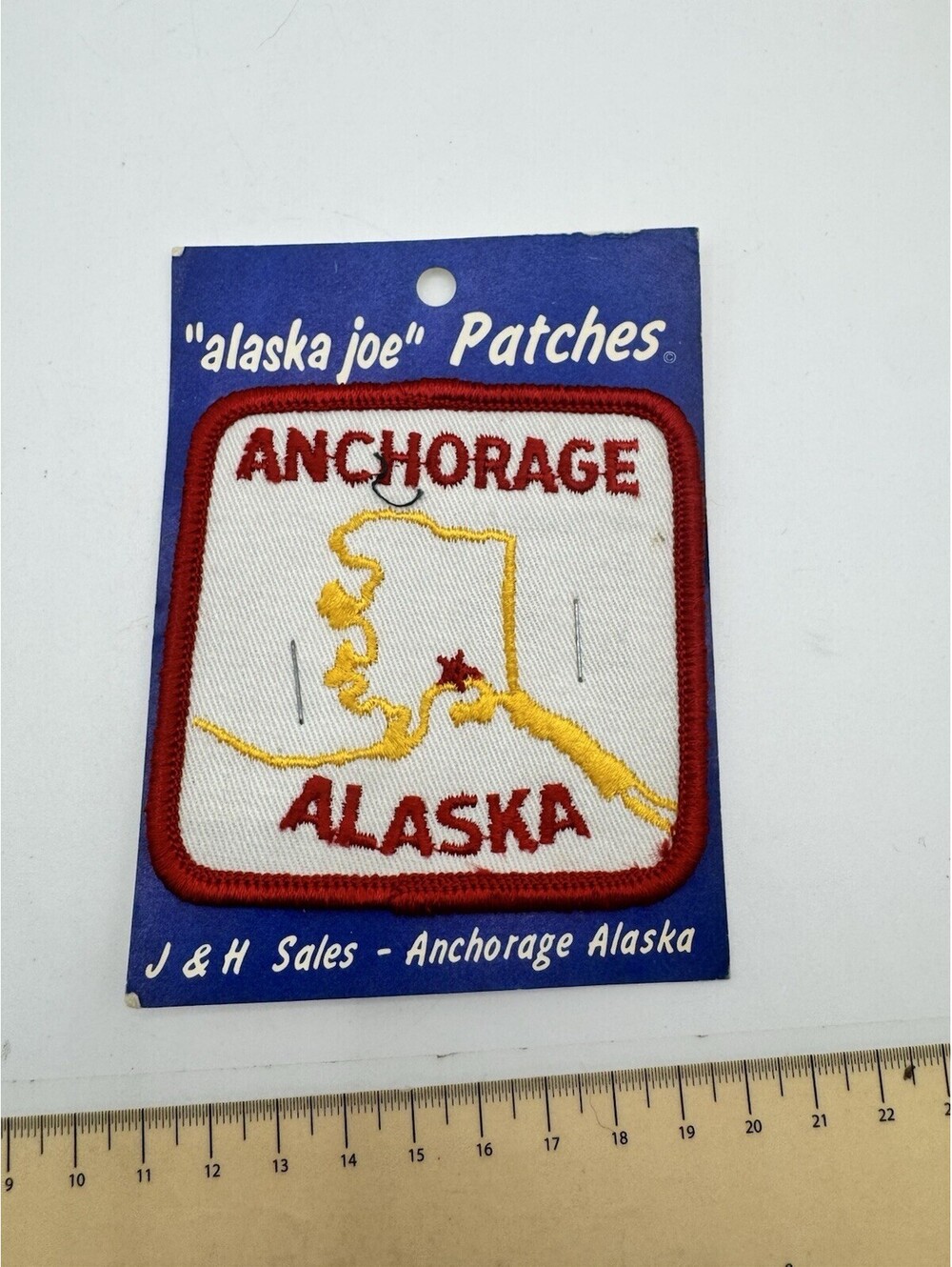 Vintage Anchorage Alaska Embroidered Patch - Alaska Joe Patches NOS 3x3